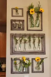 Photo for kitchen decor in a frame