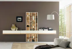 Showcase in the living room in a modern style photo
