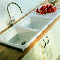 Ceramic sink for kitchen photo