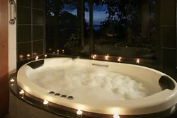 Photo Of A Jacuzzi In The Bathroom