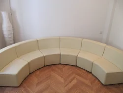 Round sofas for the kitchen photo