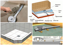 Shower Drain In The Bathroom Photo