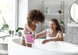 Photo Of A Girl In The Bathroom Photo