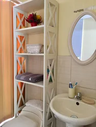 Bathroom shelves design