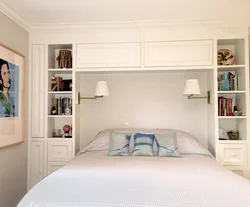 Wardrobes Around The Bed In The Bedroom Photo