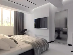 High tech in the bedroom interior