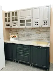 Vintage pine in the kitchen interior