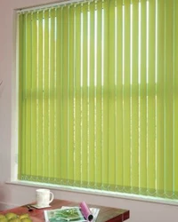 Vertical fabric blinds photo in the kitchen
