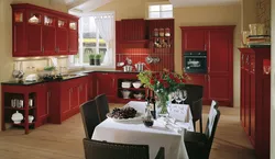 Lingonberry in the kitchen interior