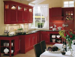 Lingonberry in the kitchen interior