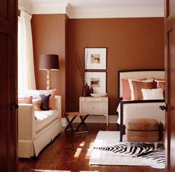 Caramel living room photo