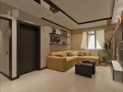 Living room with 4 doors design