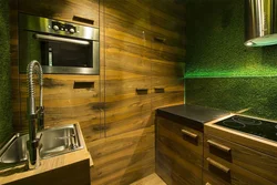 Moss design in the kitchen