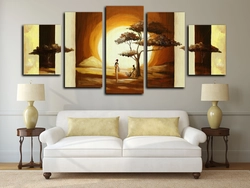 Choose a painting for the living room interior