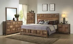 Solid Wood Furniture In The Bedroom Interior