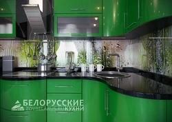 Черно Зеленая Кухня Дизайн