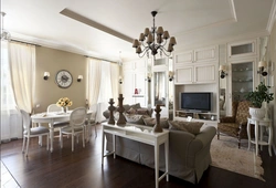 French kitchen living room design