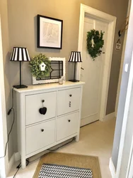 Ikea hemnes hallway in the interior