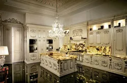 Baroque style in the kitchen interior