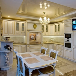Baroque style in the kitchen interior