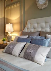 Decorative Pillows In The Bedroom Interior