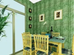 Bamboo kitchen interior photo