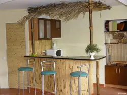Бамбук интерьере кухни фото