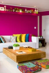 Colorful living room photo