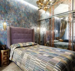 Мозаика в спальне фото