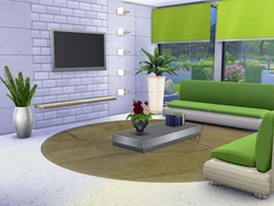 Living Room In Sims 4 Design