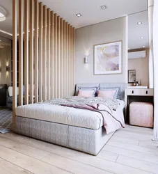 Bedroom design with bed divider