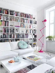 Bedroom with books design