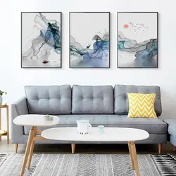 Posters for living room interior in modern style