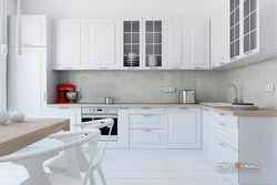 IKEA kitchens in the interior are real white