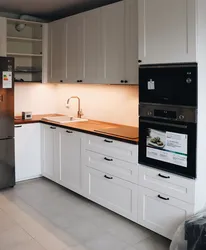 IKEA kitchens in the interior are real white