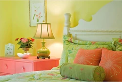 What Color Goes With Light Green In The Bedroom Interior