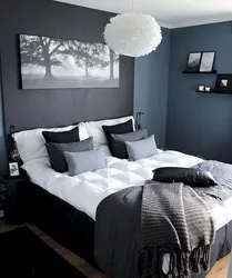 Gray And Black Bedroom Design