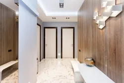 Hallway design mdf walls