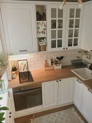 Kitchen in Khrushchev, Scandinavian design