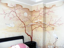 Роспись стен в квартире фото