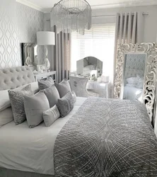 Bedroom Design Gray And Gold