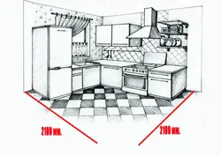 Интерьер кухни на труды