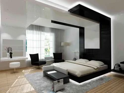 Modern style in the bedroom interior