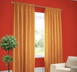 Curtains For Living Room Orange Photo