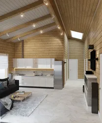 House Interior Imitation Timber Kitchen