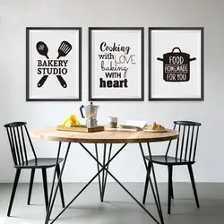 Постеры На Кухне В Интерьере Фото