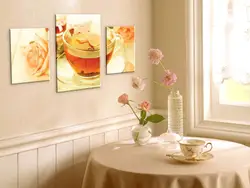 Постеры на кухне в интерьере фото