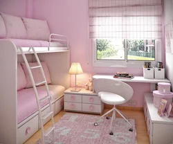 Bedroom Design For Two Teenage Girls