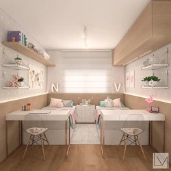 Bedroom design for two teenage girls