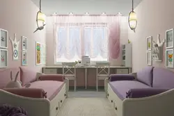 Bedroom Design For Two Teenage Girls